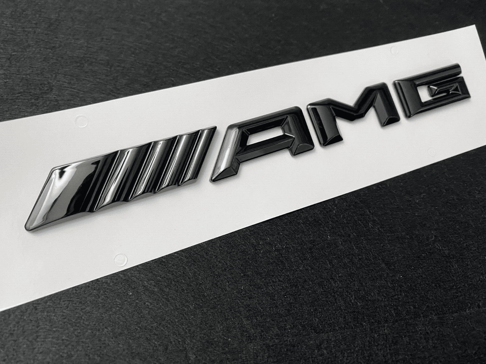 1600x1200 Mercedes Benz AMG Letter Logo Emblem Trunk Rear Badge 7.3 in. Gloss black A45 C63 E63 S63 Sl65 Sl63 Gls63 gle53 W221 W209 Cls63