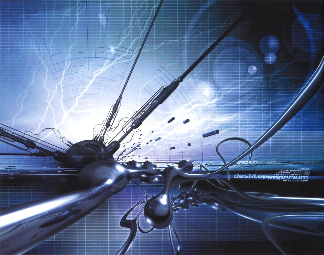1280x1007 Y2k Futurism Wallpaper