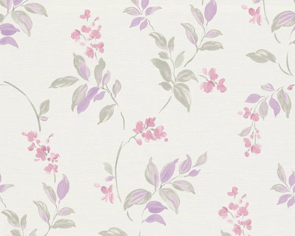 1000x800 A.S. Création Wallpaper «Baroque, Pink, Purple, White» 304161