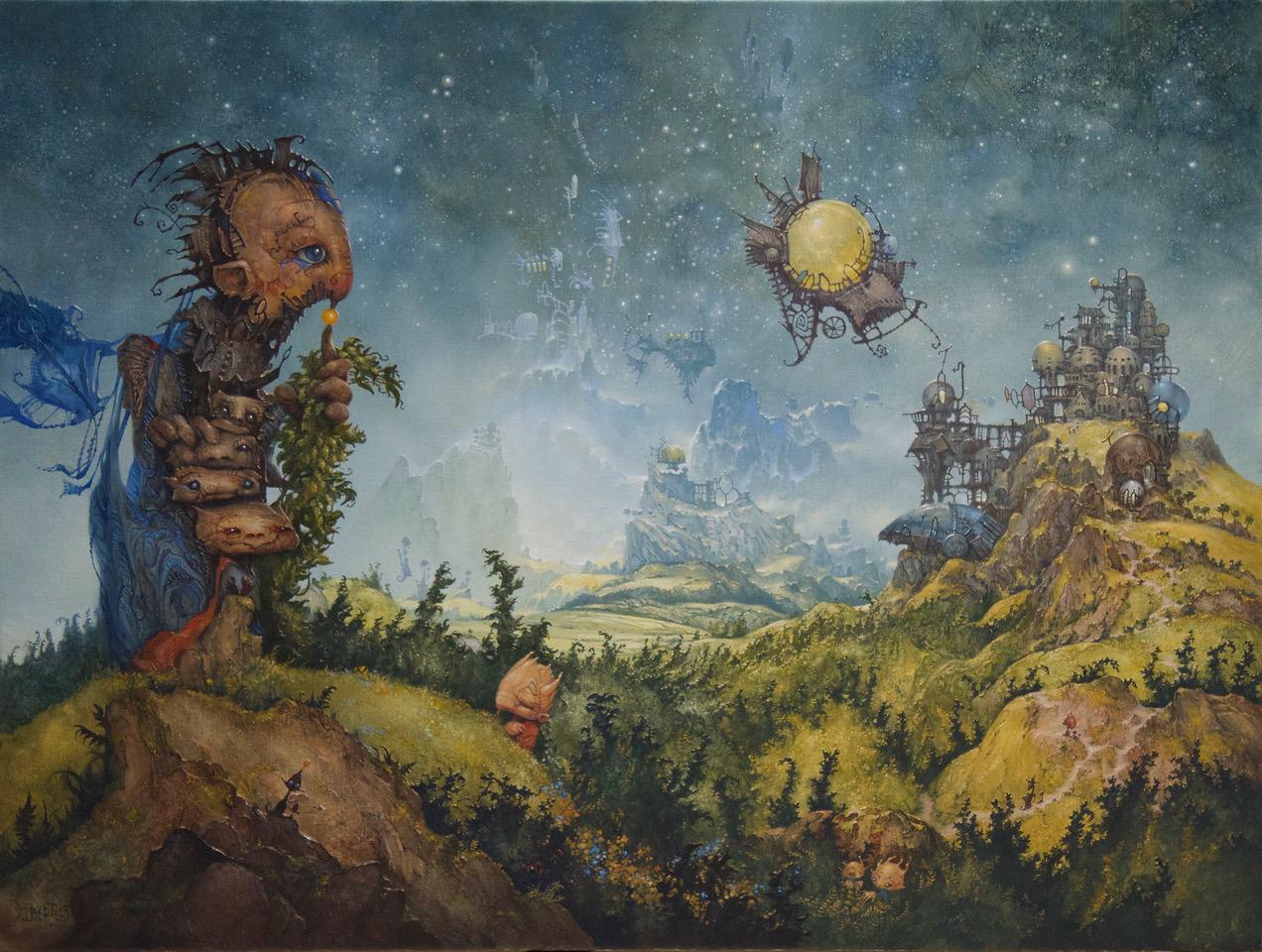 1272x960 Tangentially related to Ayreon a commissioned art piece from Jef Bertels for Christmas!