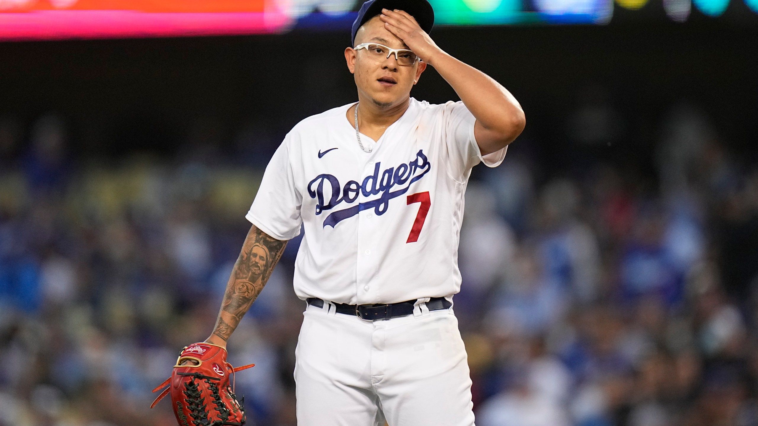 2560x1440 Julio Urías scrubbed from Dodger Stadium