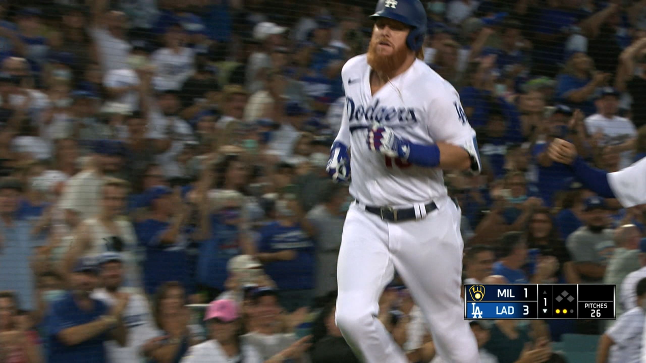 2560x1440 Dodgers trail Giants by one game with one game remaining. True Blue LA