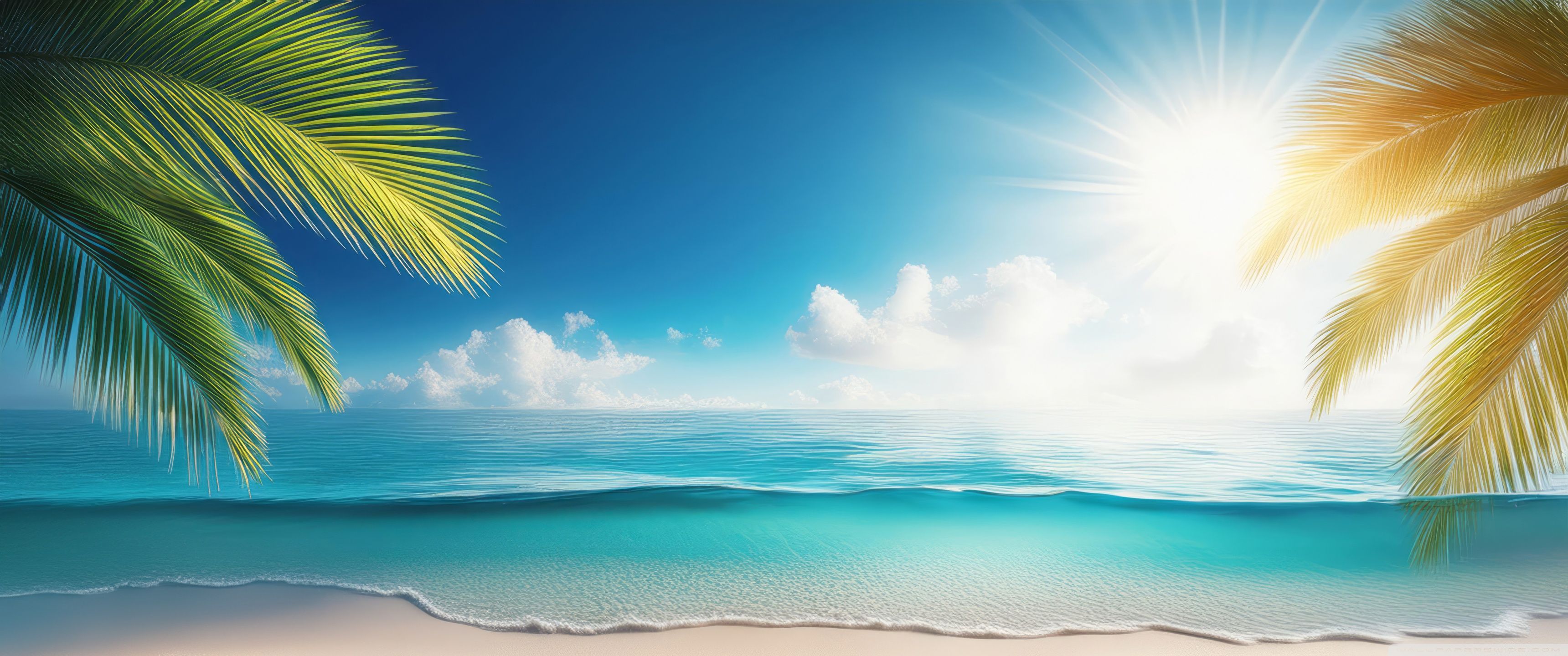 3440x1440 Happy Summer Holiday 4K UHD Wallpaper for UltraHD Desktop and TV : Widescreen and UltraWide Display : Smartphone and Tablet Devices