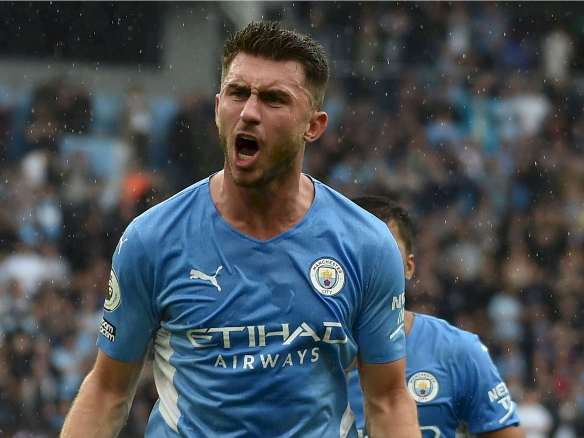 1920x1440 Download Aymeric Laporte Yelling Wallpaper