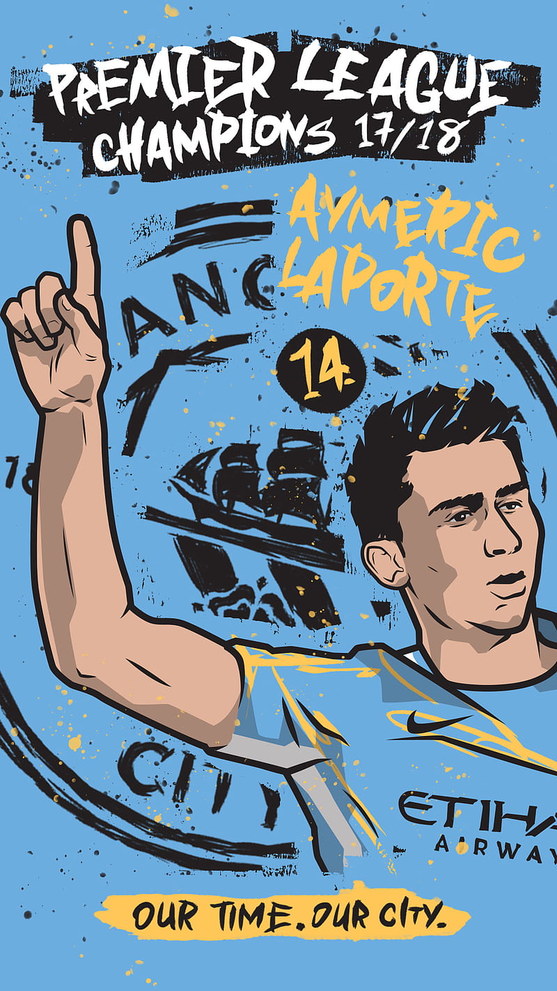 800x1422 Aymeric Laporte, football, man city fc, manchester city fc, HD phone wallpaper