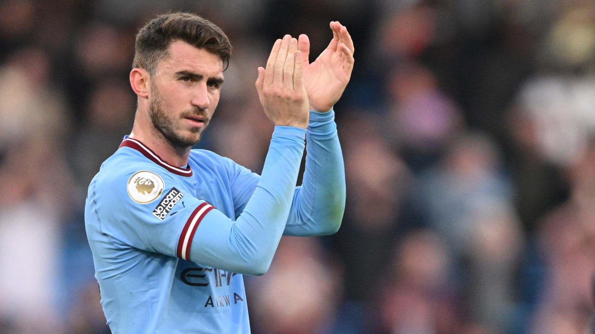 1920x1080 Manchester City confirm Aymeric Laporte exit as Spain defender seals move to Al Nassr to link up with Cristiano Ronaldo is set to earn £000 per week!. Goal.com English Oman