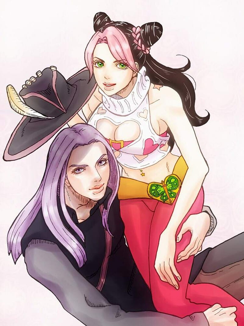 800x1067 Anasui x Jolyne, jjba, jojo bizarre adventure, stone ocean, part manga, stone, HD phone wallpaper