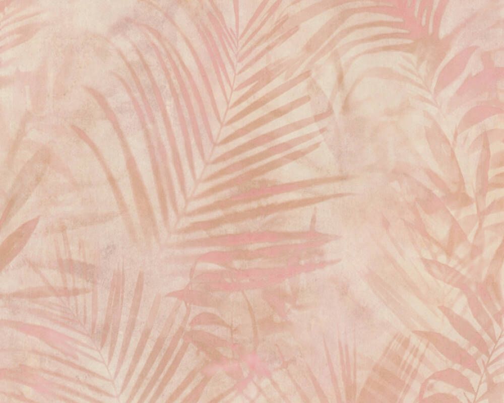 1000x800 A.S. Création Wallpaper «Jungle, Beige, Cream, Pink» 374114