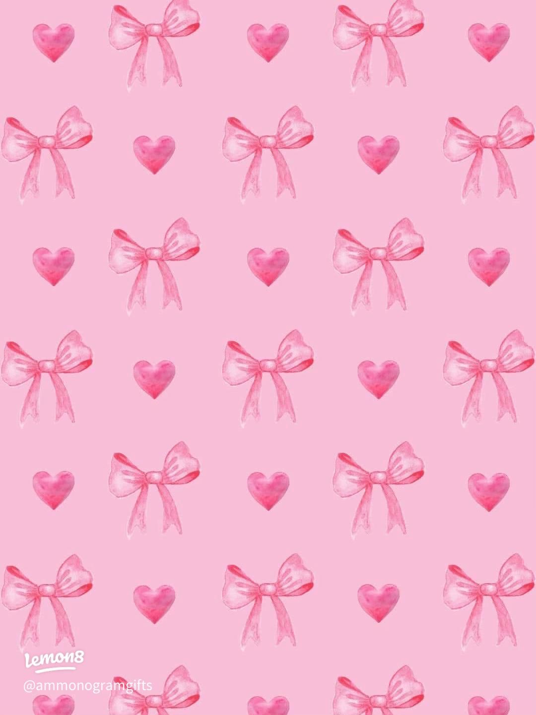 1080x1442 Charming Coquette Pink Bow Wallpaper for Your Aesthetic iPhone Background