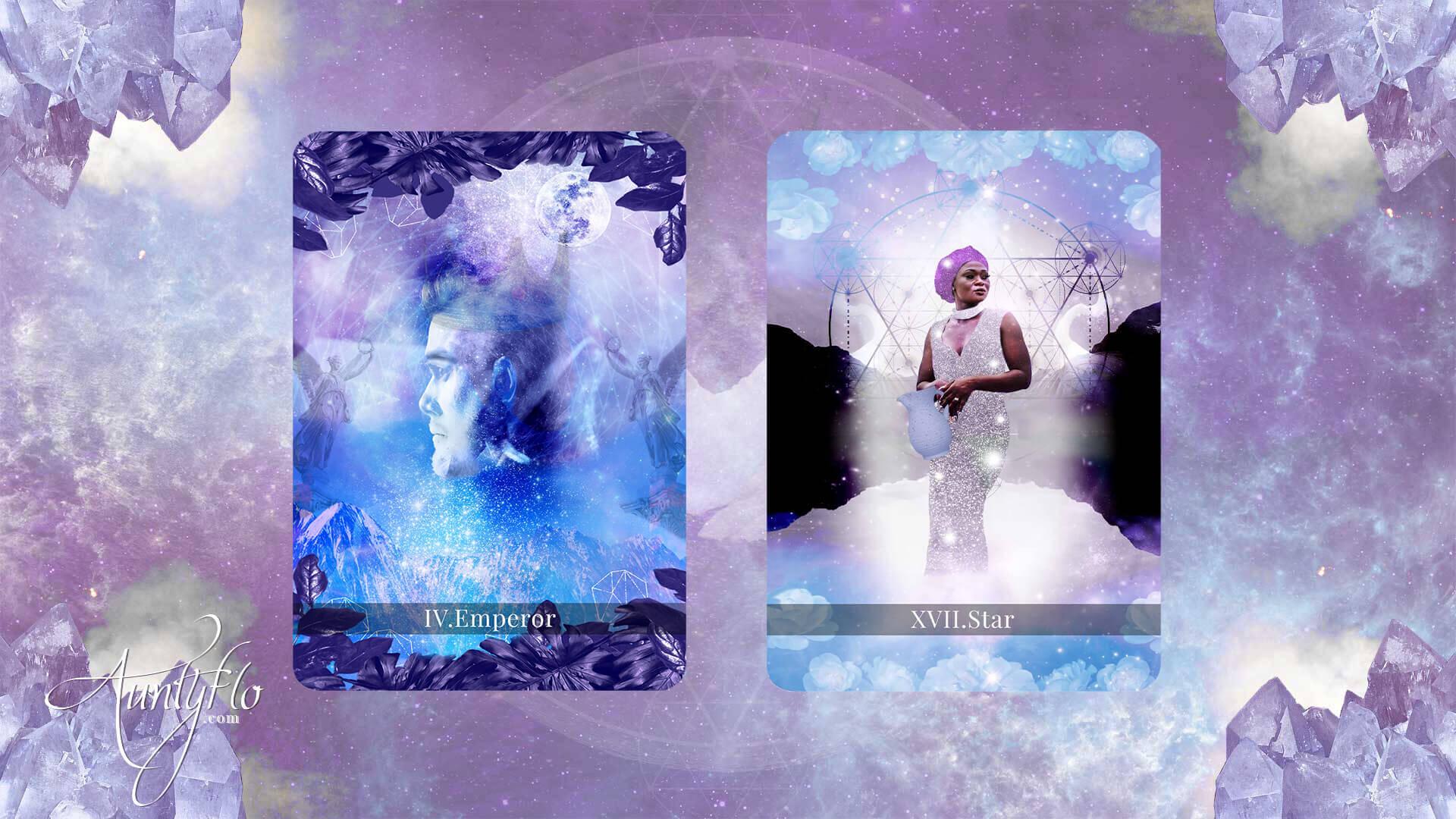 1920x1080 The Emperor And The Star Tarot Card Combination and Meaning