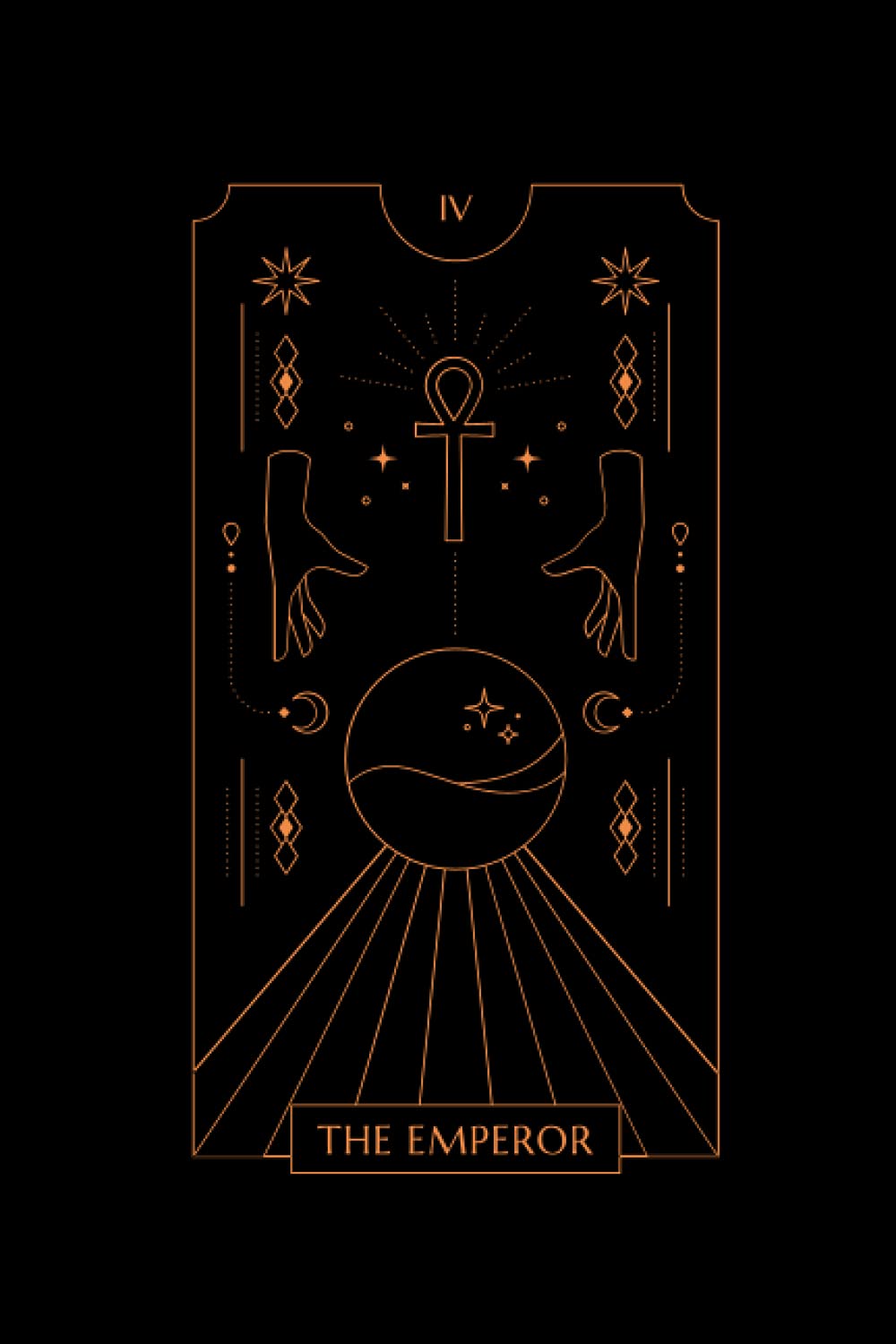 1000x1500 The Emperor Tarot Card Notebook: Black and Gold”x9” size, 110 blank pages Emperor Tarot Card Journal, Sketchbook, Diary (Tarot Card Notebooks) : Illusionner, Ray The: Amazon.co.uk: Books