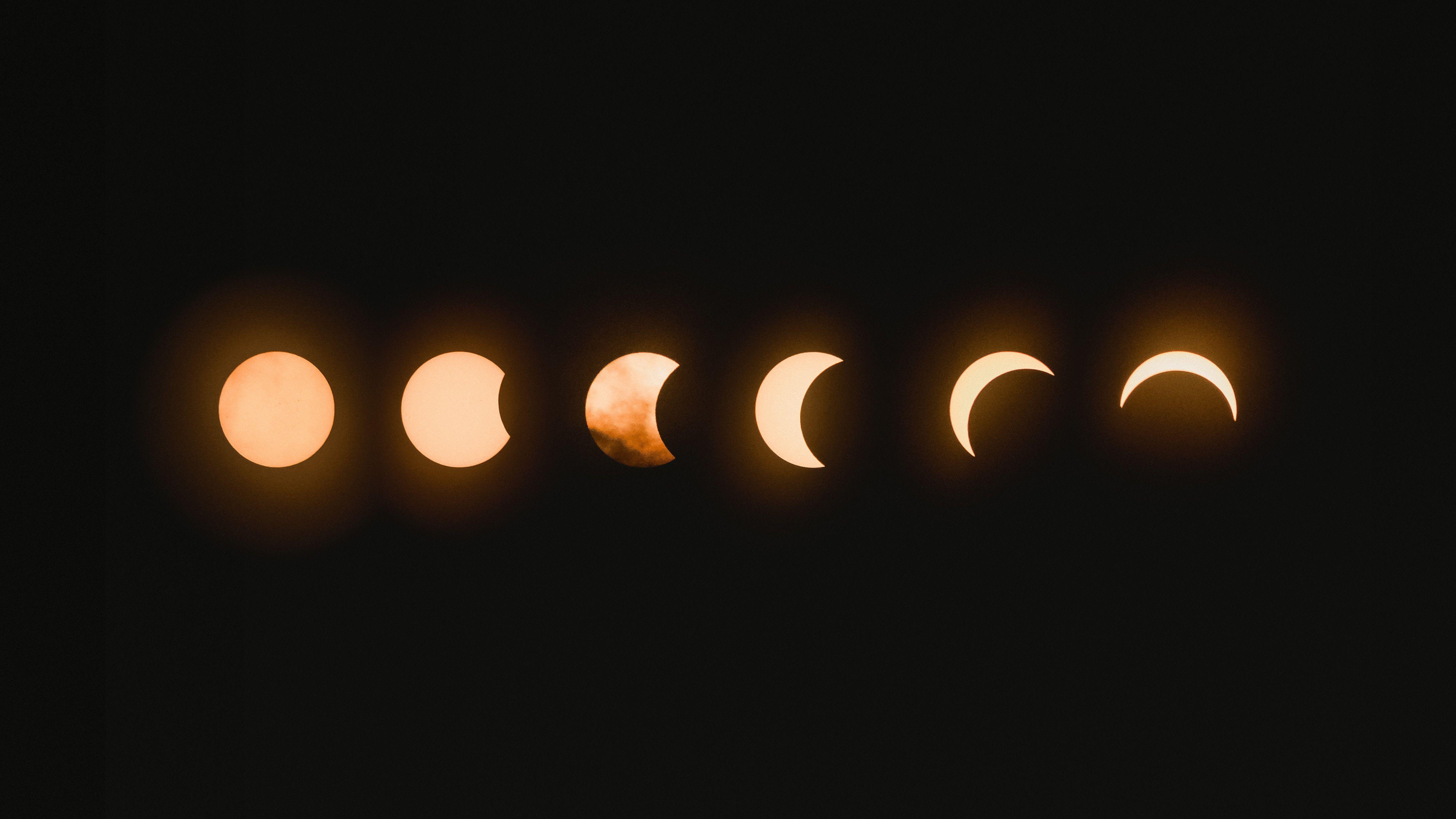 5184x2916 5184x2916 #cool background, #moon, #darkness, #solar