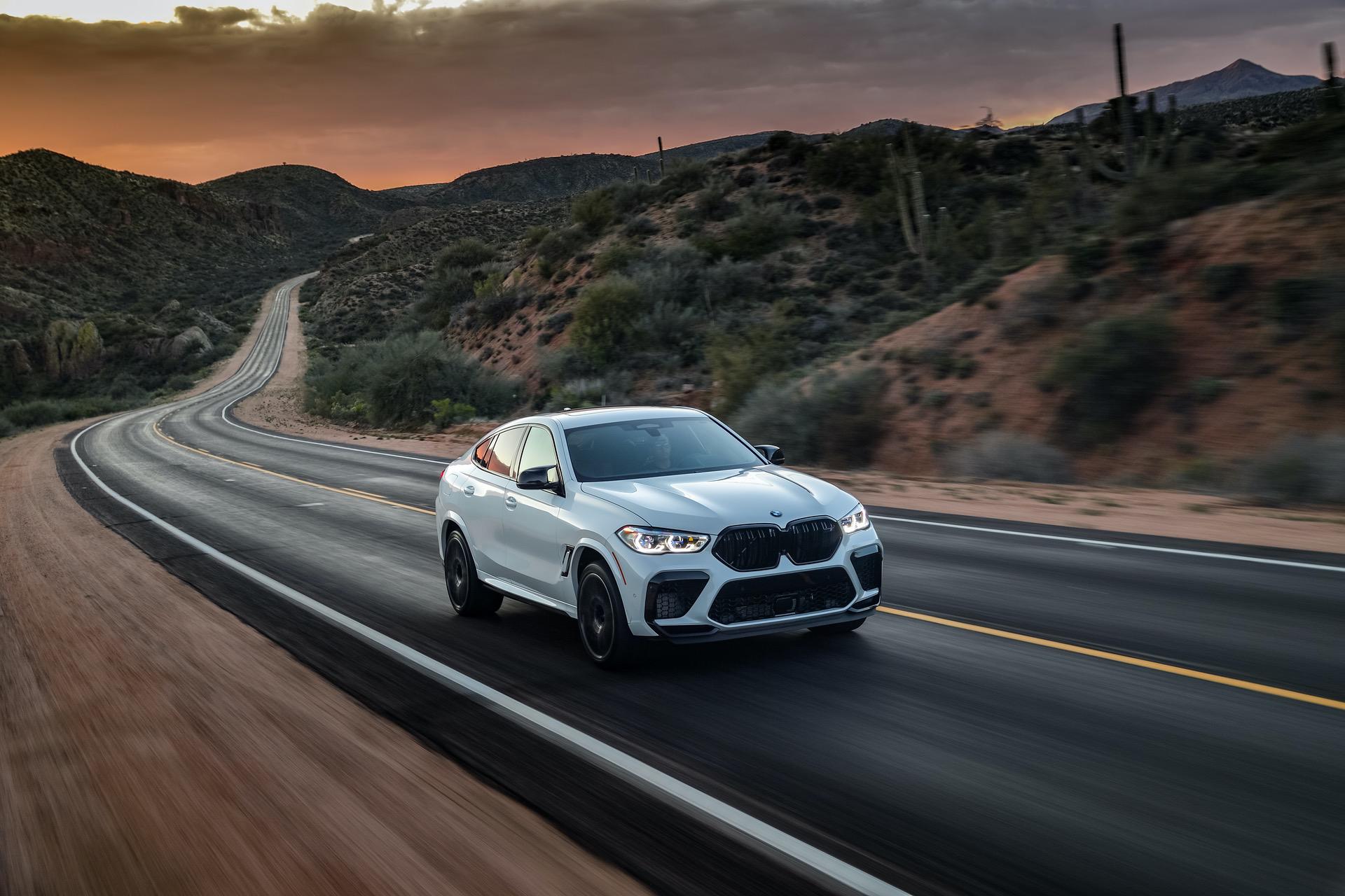 1920x1280 Stunning Image: 2020 BMW X6 M Competition in Mineral White
