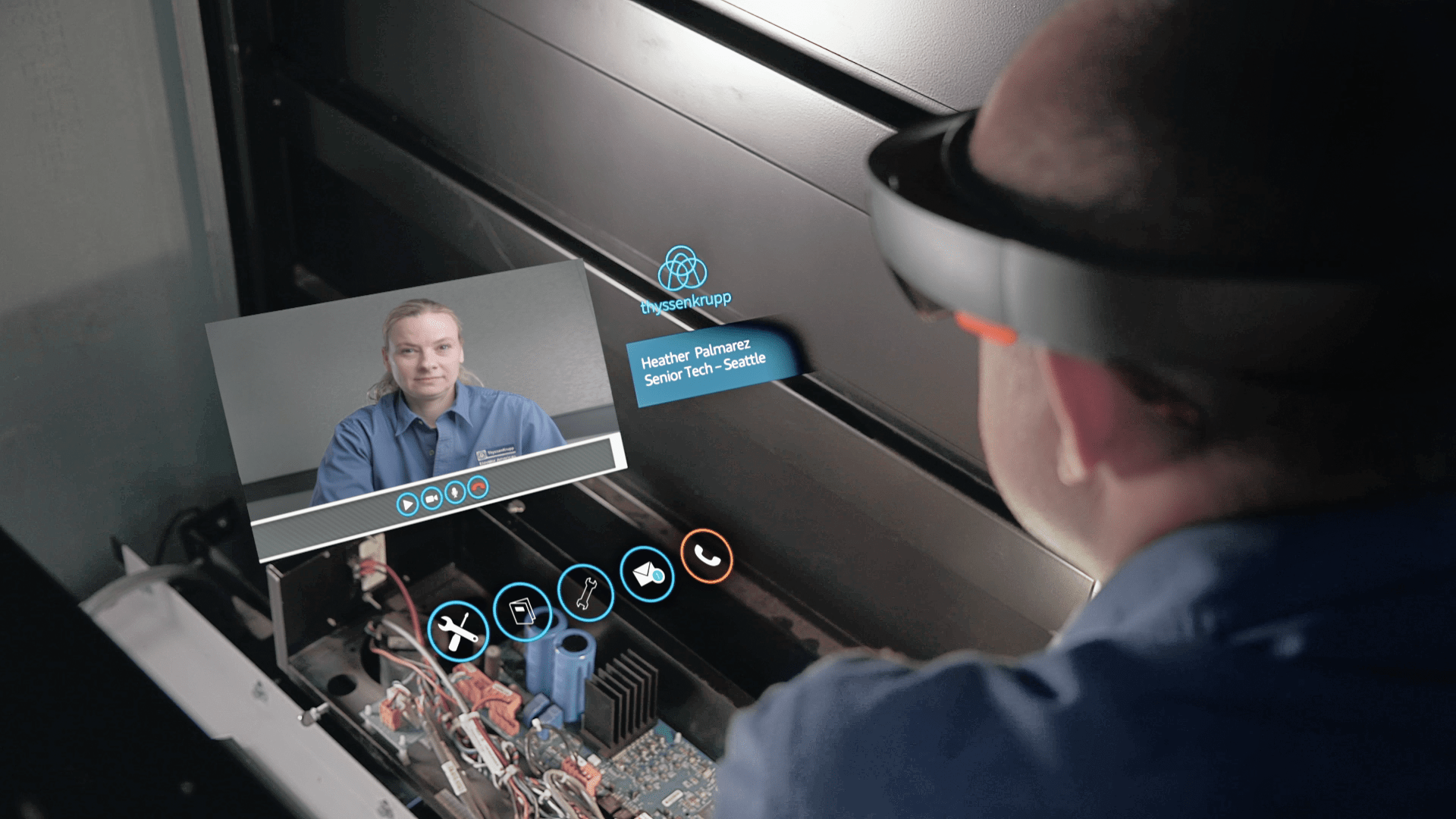1920x1080 Microsoft HoloLens enables thyssenkrupp to transform the global elevator industry. Microsoft Devices Blog