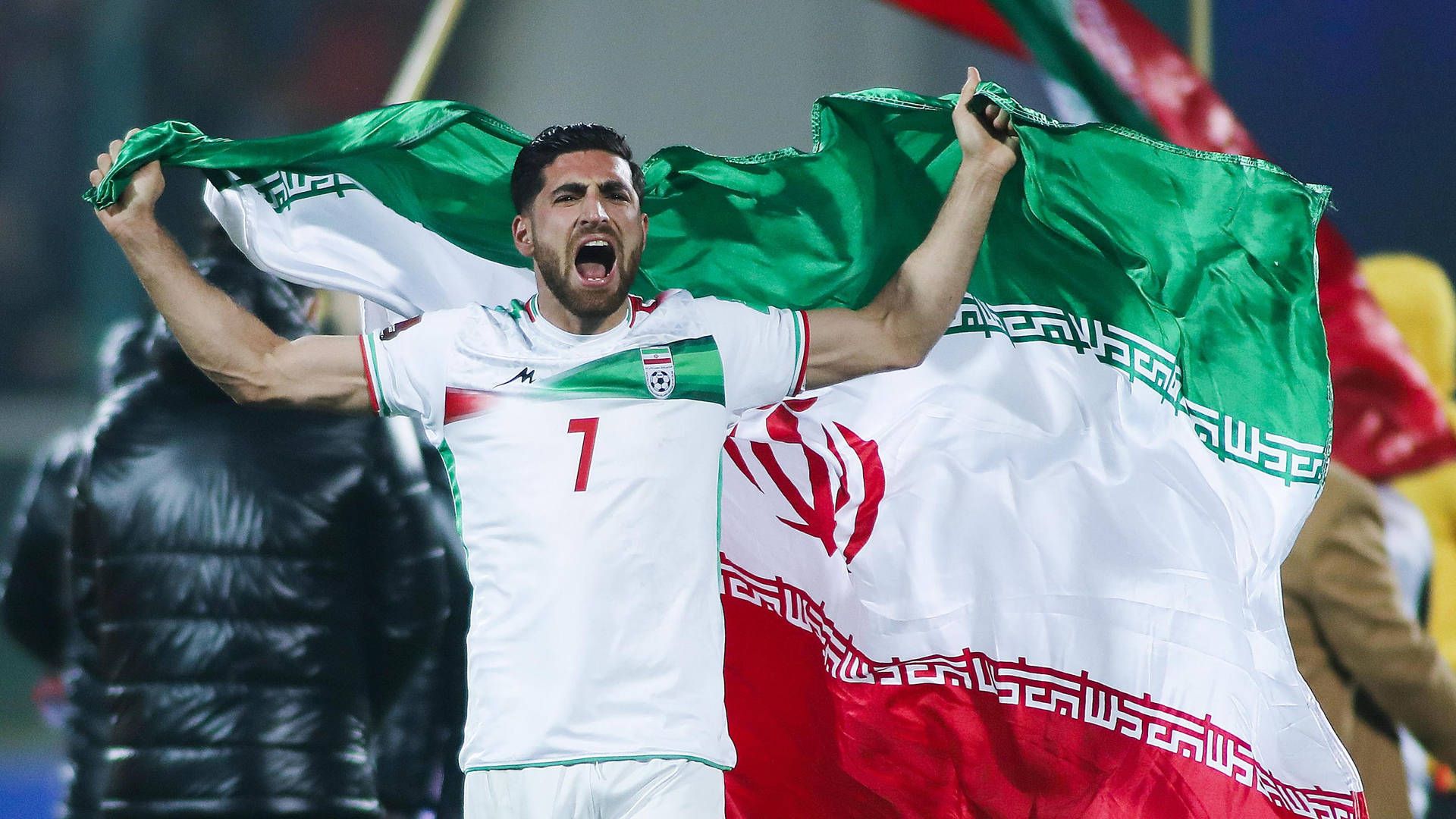 1920x1080 Scarica lo sfondo del Maglia Della Nazionale Di Calcio Dell'iran N. 7 Alireza