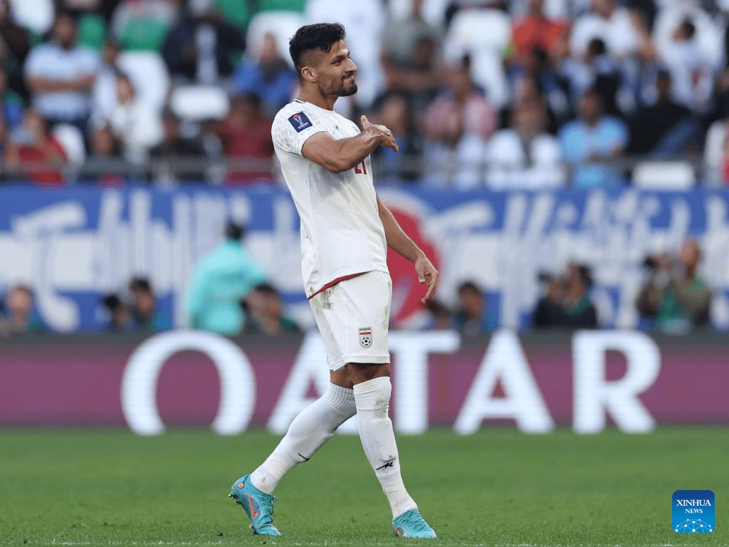 1024x768 AFC Asian Cup Roundup: Iran Overturns Japan With Late Penalty, Qatar Makes Semis After Shootout Xinhua