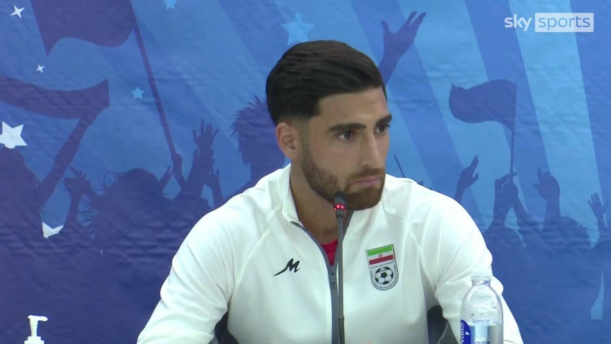 2048x1152 Iran winger Alireza Jahanbakhsh refused to comment about things other than football ahead of his side's opening match against England at the World Cup on Monday