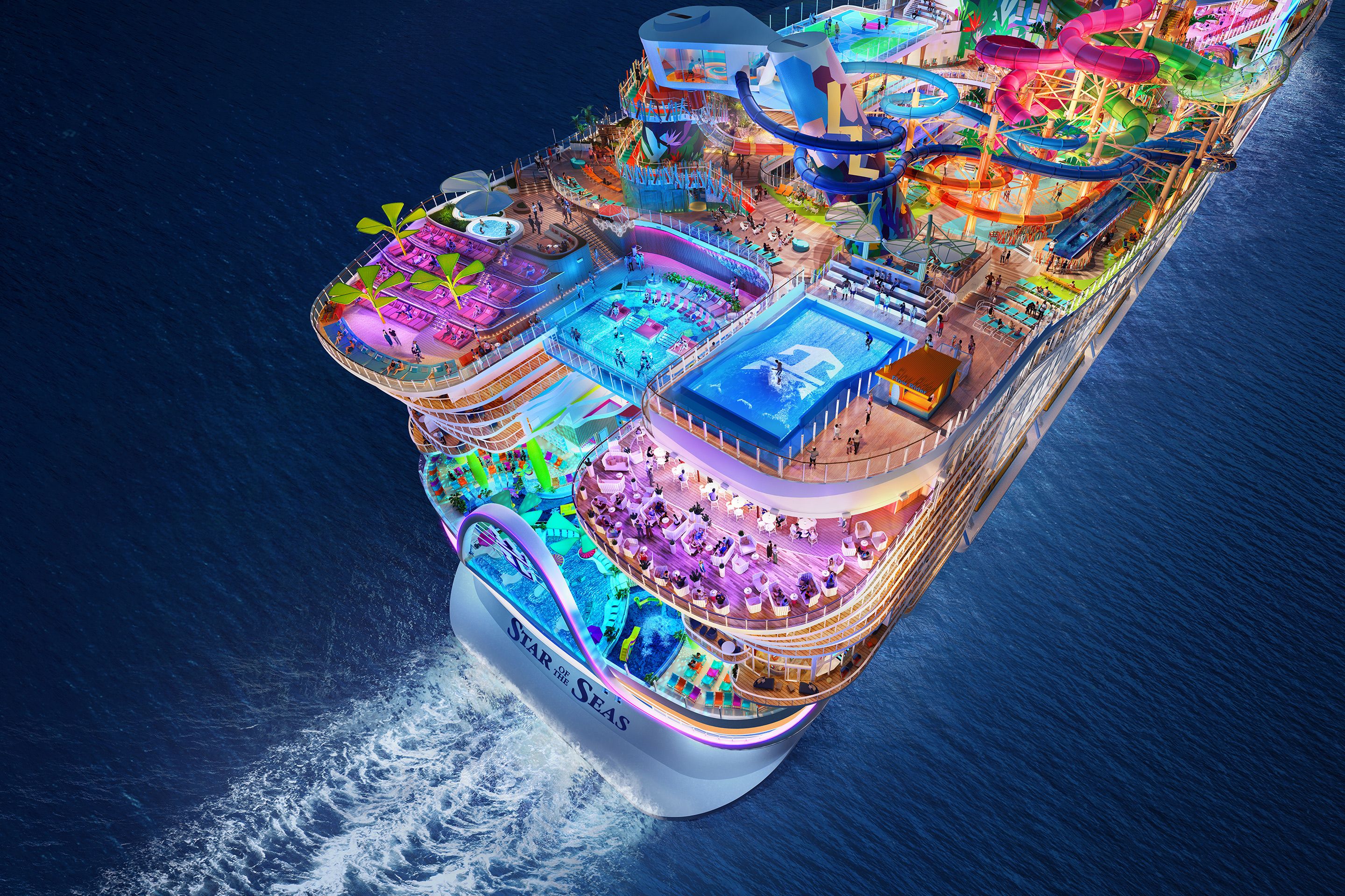 2880x1920 Vibrant Royal Caribbean Cruise Ship HD Wallpaperx1920