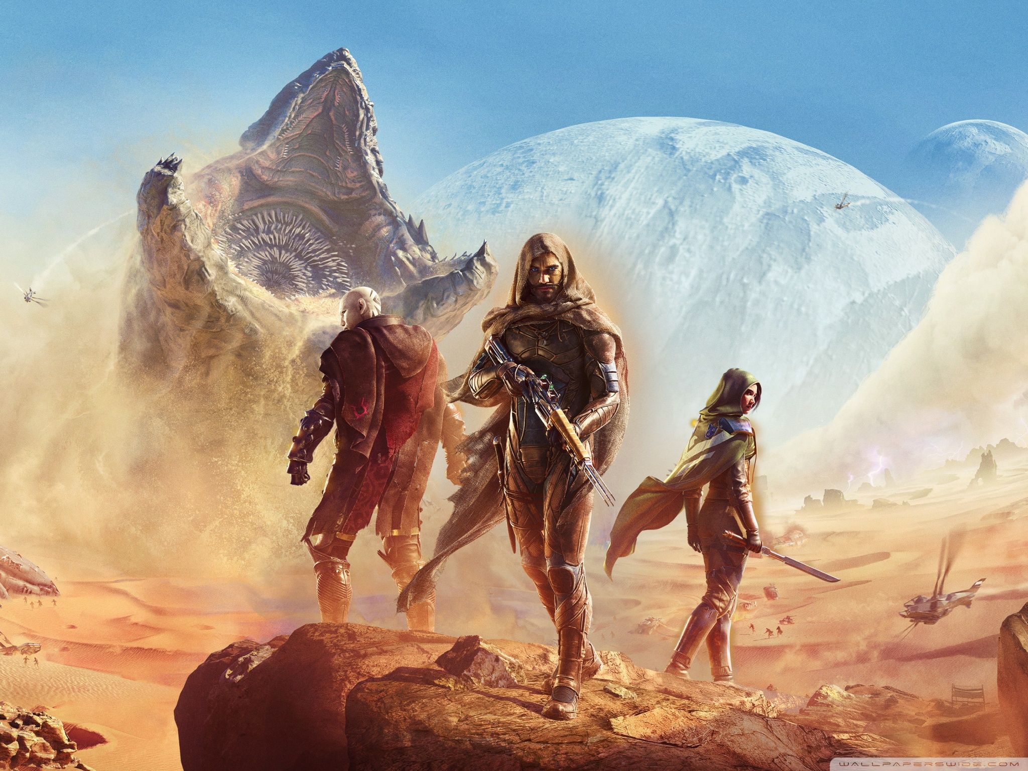 2048x1536 Dune Awakening Video Game 4K UHD Wallpaper for UltraHD Desktop and TV : Widescreen and UltraWide Display