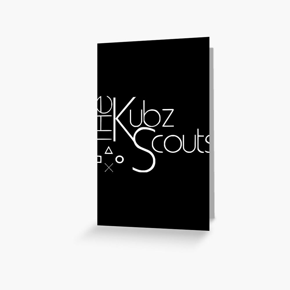 1000x1000 Kubz Scouts HD Logo Greeting Card