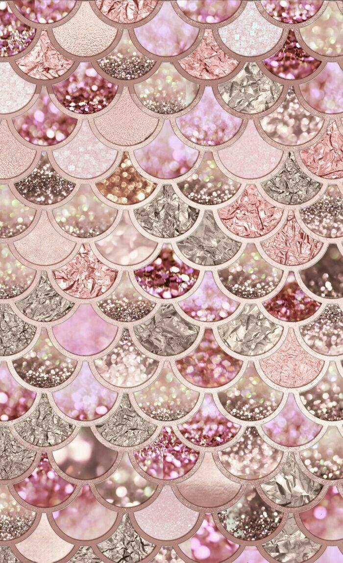 Rose Pink Glitter Background
