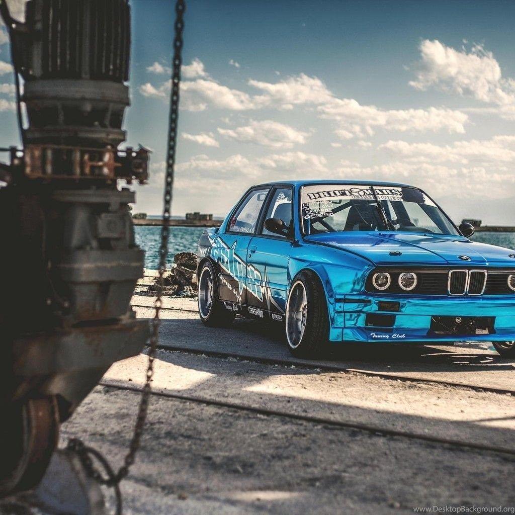 1024x1024 Wallpaper Bmw, E M V Blue Chrome Car Picture And Photo