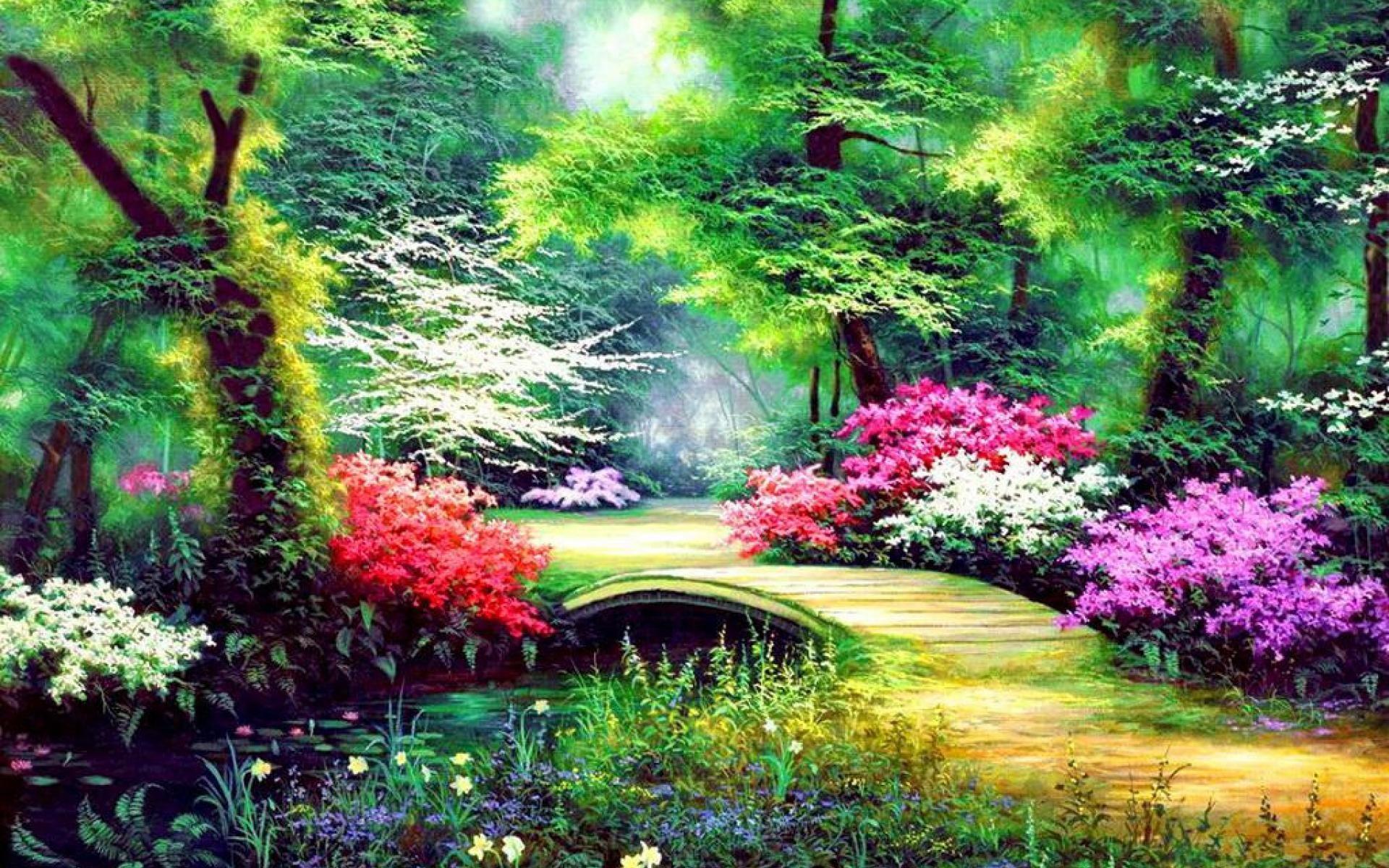 HD wallpaper ENCHANTED FOREST ENCHANTED FOREST Nature Forests HD Art  Green  Wallpaper Flare