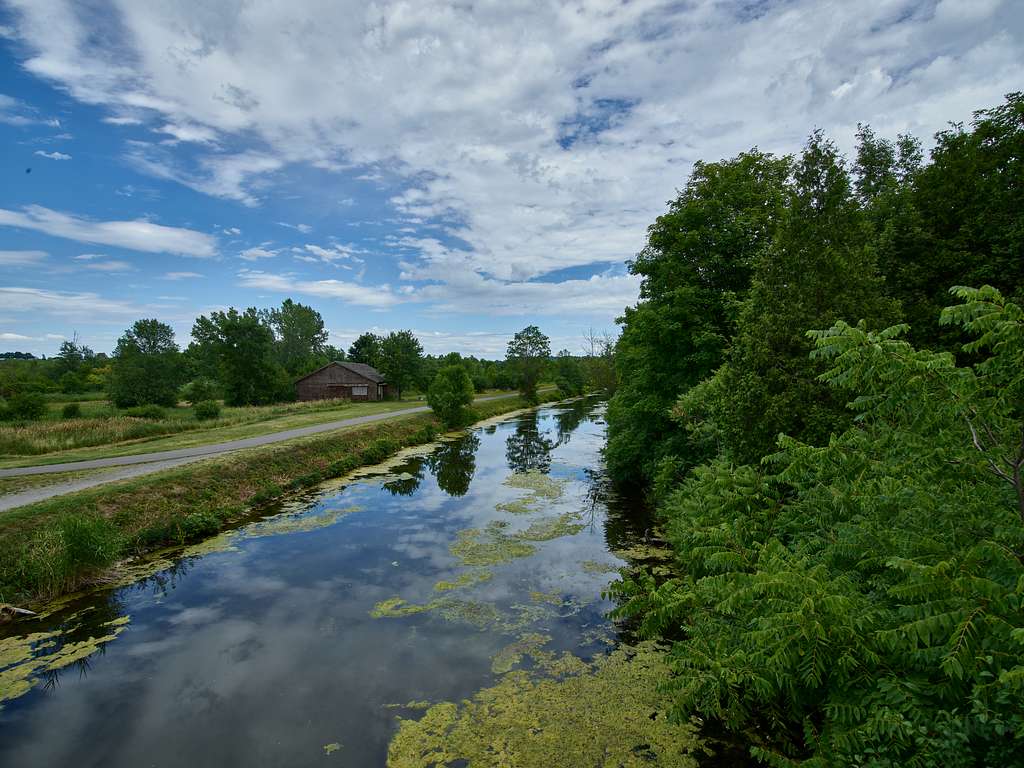 1024x768 A portion of the canal and towpath at the Old Erie Canal