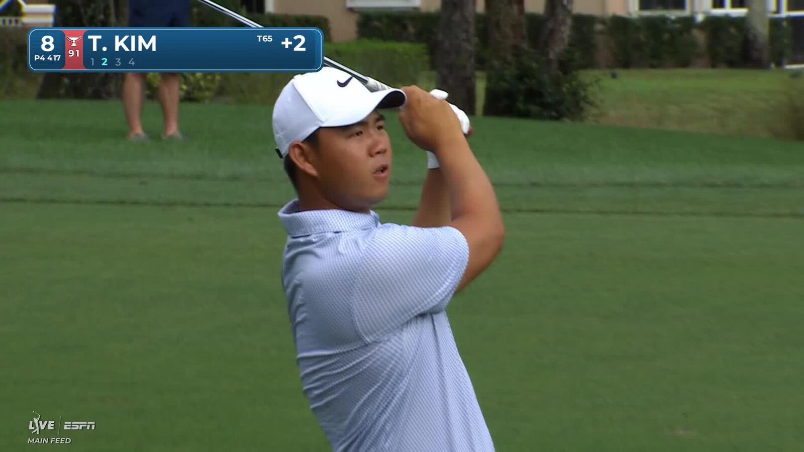 1600x900 Tom Kim Hits 126 Yard Approach To 10 Feet, Sets Up Birdie On No. 8 At Cognizant Classic