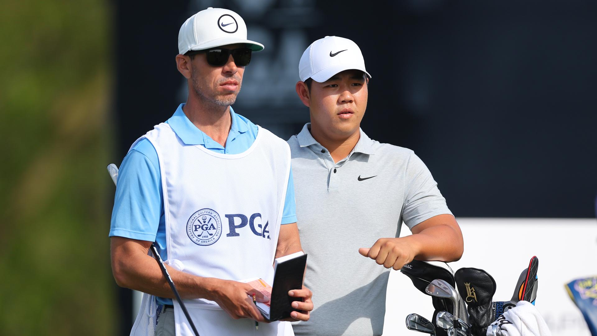 1920x1080 Tom Kim becomes a meme on social media after falling in mud, bathing in creek at PGA Championship