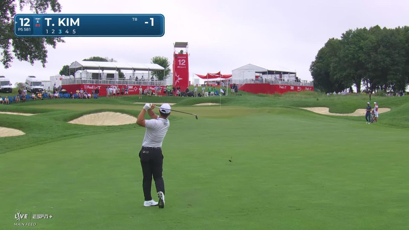 1600x900 Tom Kim makes birdie on No. 12 at 3M Open