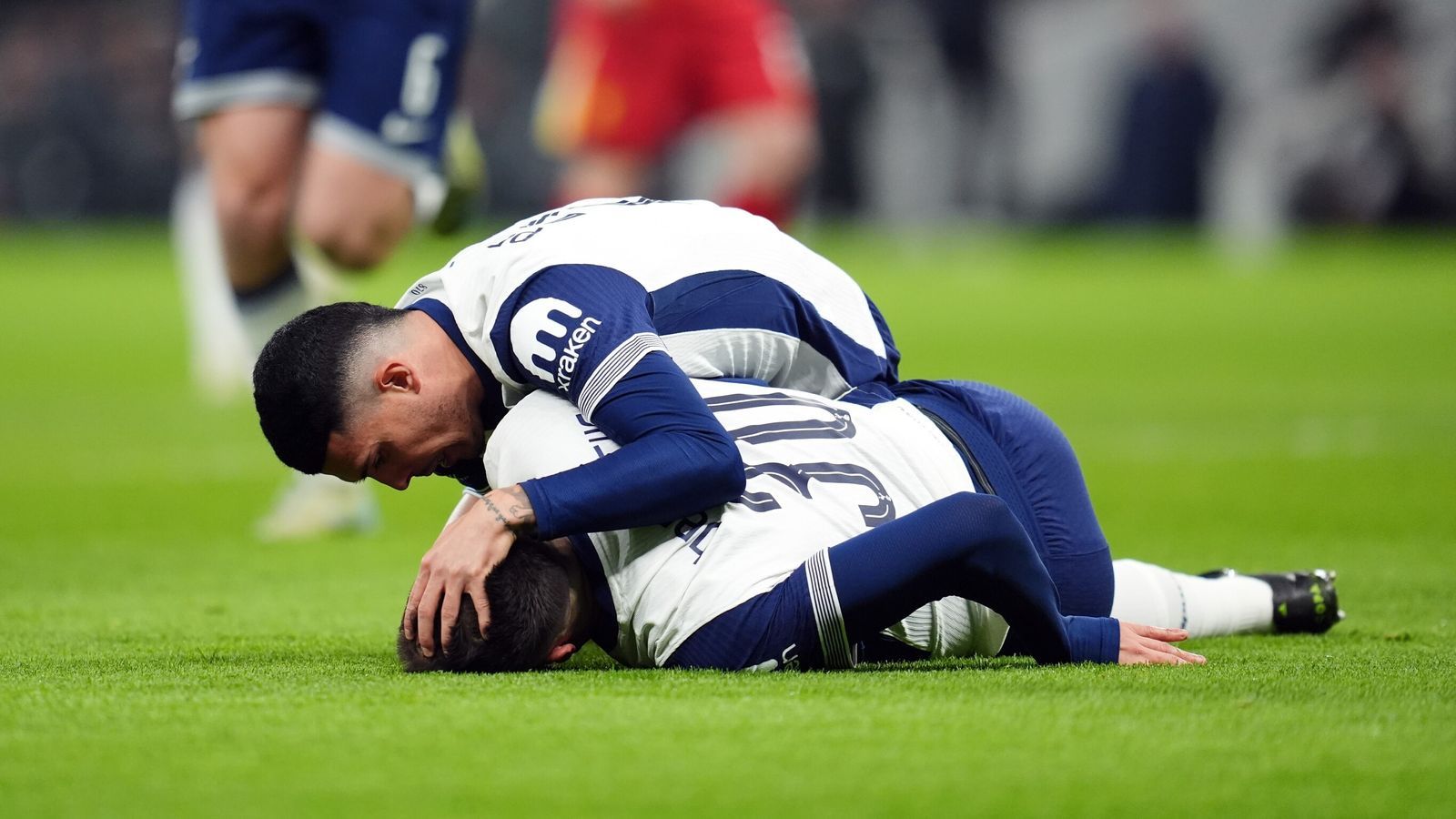 1600x900 Rodrigo Bentancur: Tottenham midfielder says 'all good' after worrying injury during Liverpool match