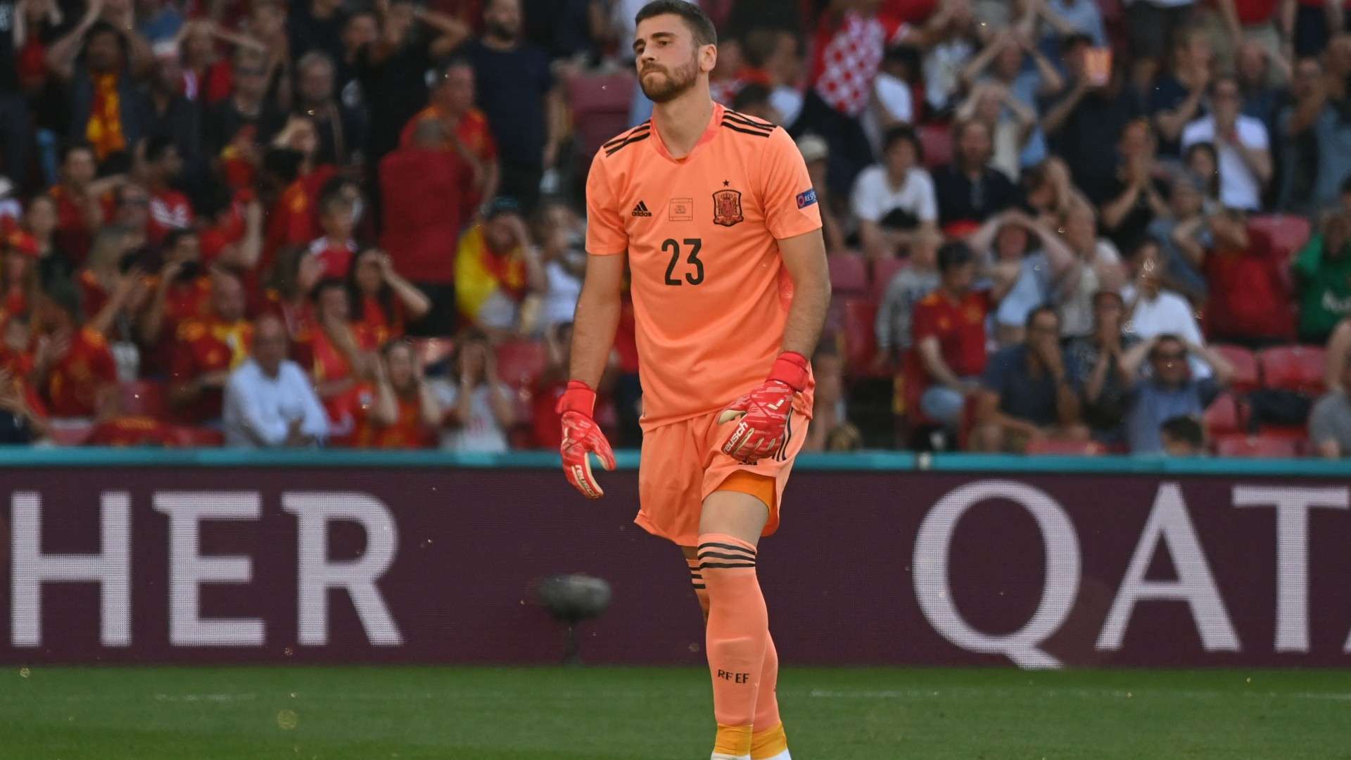 1920x1080 Spain's Unai Simon the latest to experience disaster as own goals continue to dominate Euro 2020