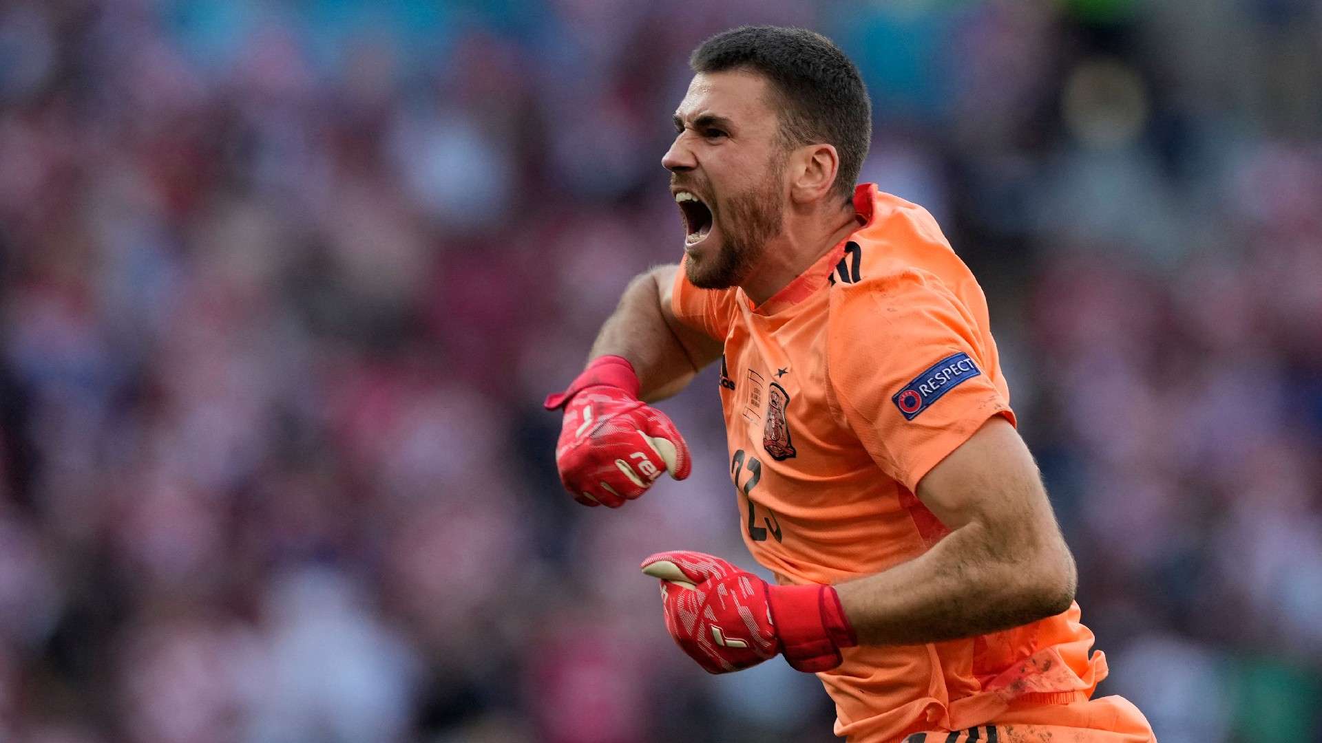 1920x1080 Unai Simon Taught His Team Mates A Lesson With Response To Blunder' Enrique Praises Spain Goalkeeper After 'epic' Croatia Win. Goal.com English Saudi Arabia