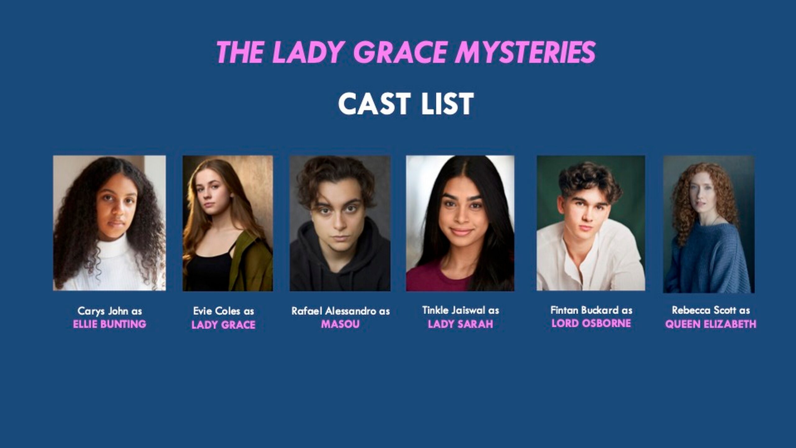 2560x1440 Principal photography, cast, and writers announced for tween spy series The Lady Grace Mysteries Asia Plus