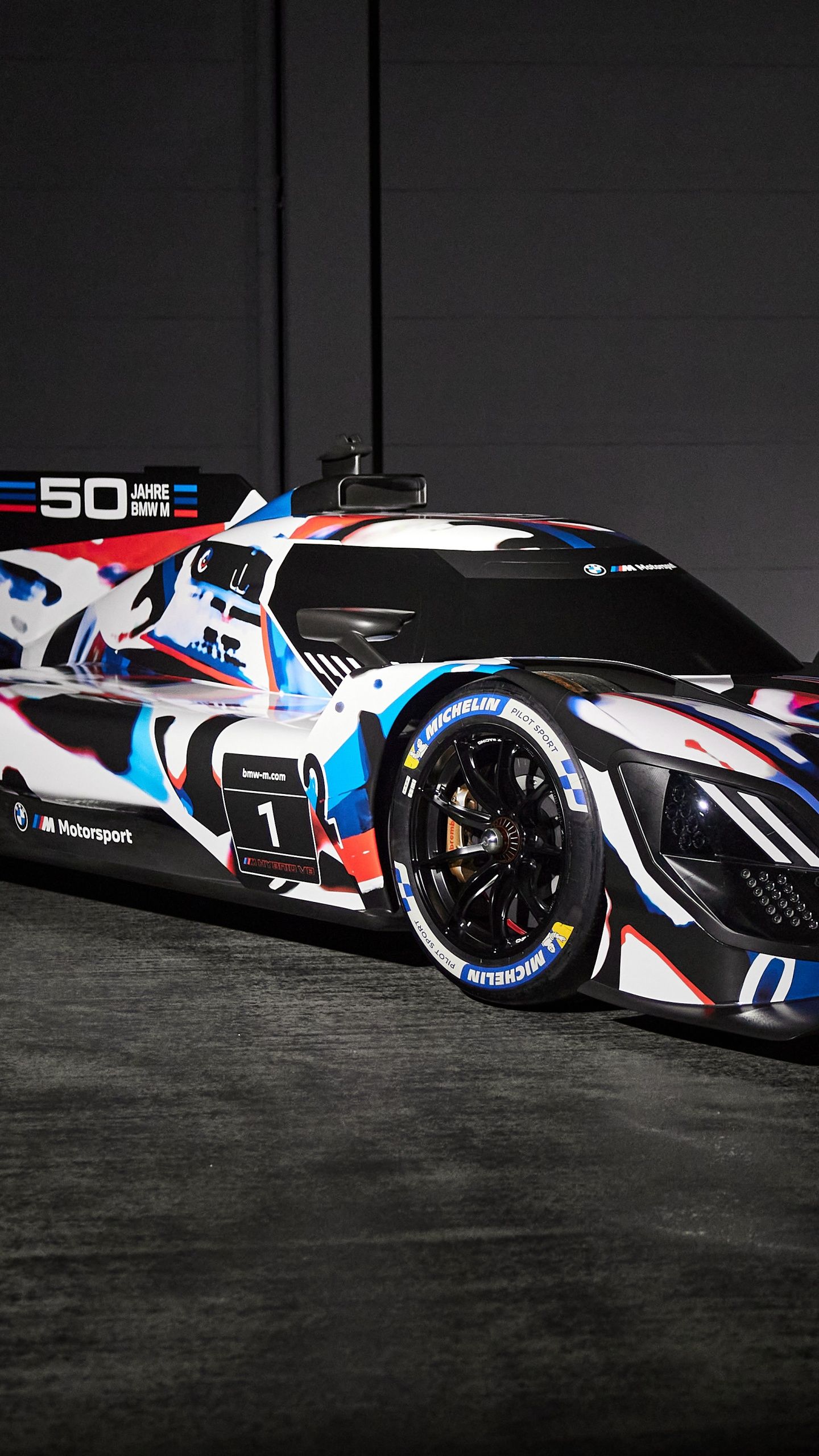 1440x2560 BMW M Hybrid V8 LMDh Wallpaper 4K, 8K, Prototype, Race cars