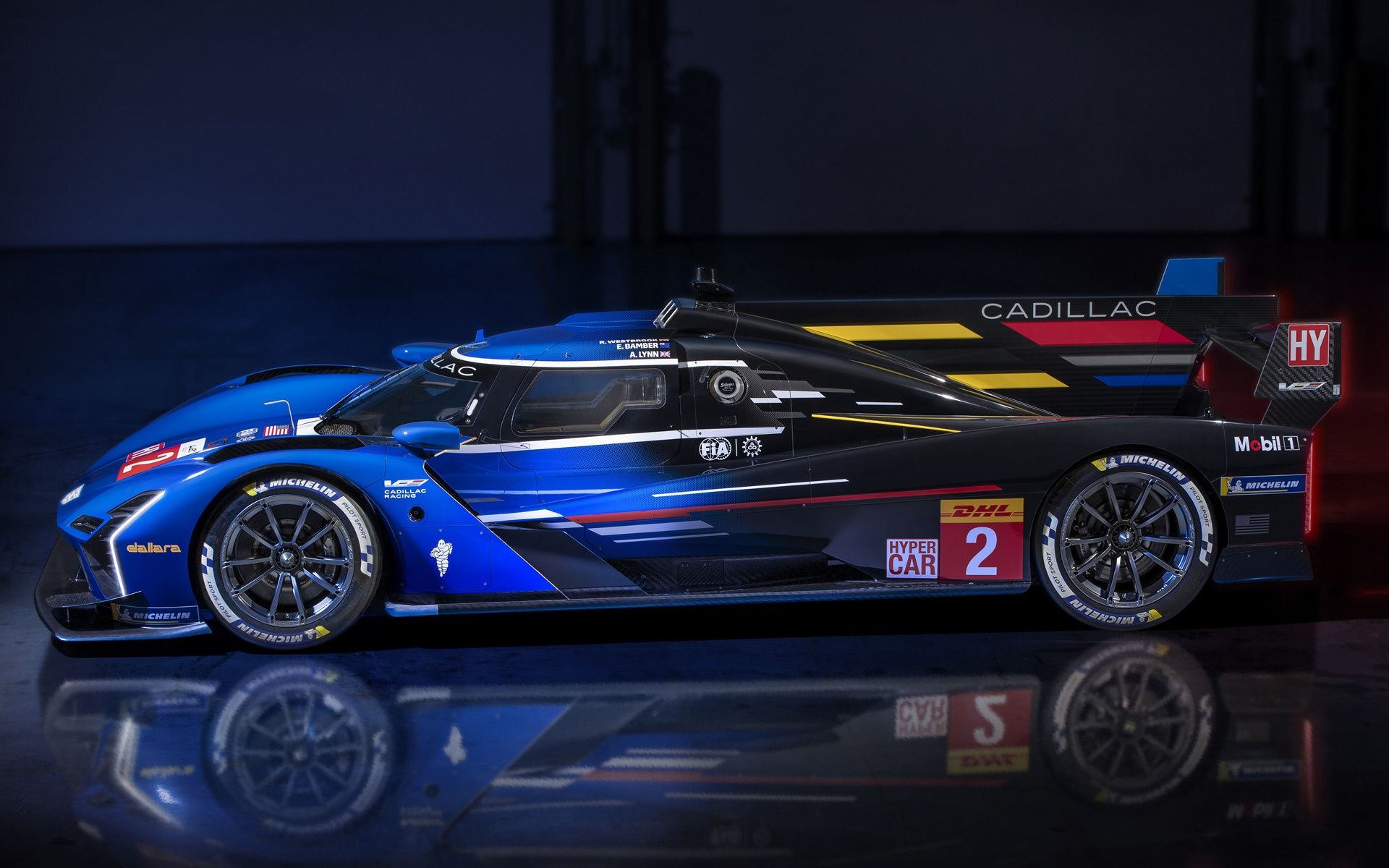 1920x1200 Wallpaper Cadillac, Side View, Racing Car, 24 Hours Of Le Mans, Cadillac V LMDh, LMDh, IMSA WeatherTech SportsCar For Mobile And Desktop, Section Cadillac, Resolution 1920x1200