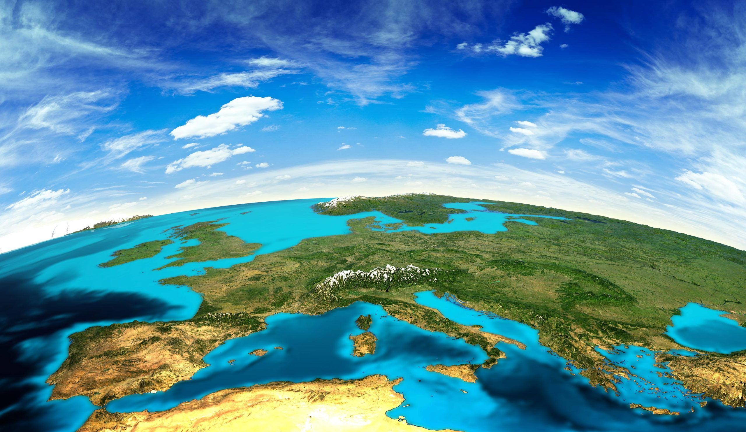 2560x1482 A Collection of Europe Maps: Exploring the Continent in Detail of the World