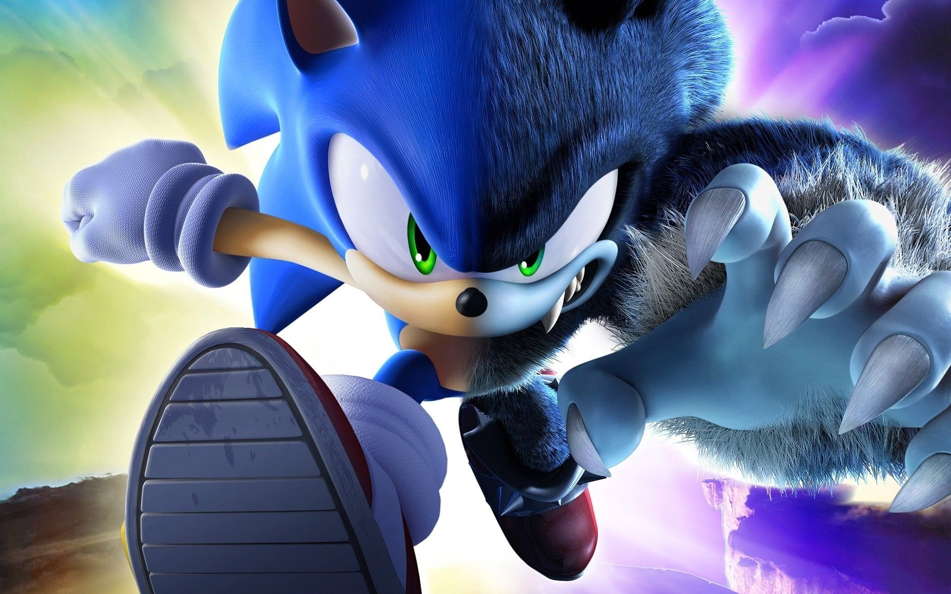 1920x1200 Free Sonic The Werehog 4K Wallpaper & Desktop HD Background for PC