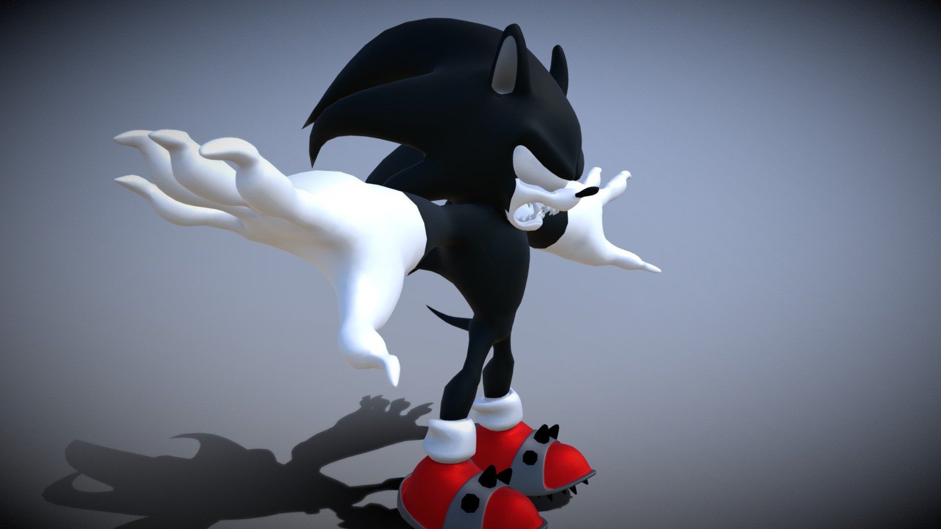 1920x1080 Sonic The Werehog model by quoctien [5796280]