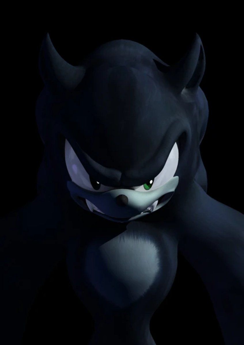 847x1200 Sonic Unleashed Sonic the Werehog official art. #SonicTheHedgehog