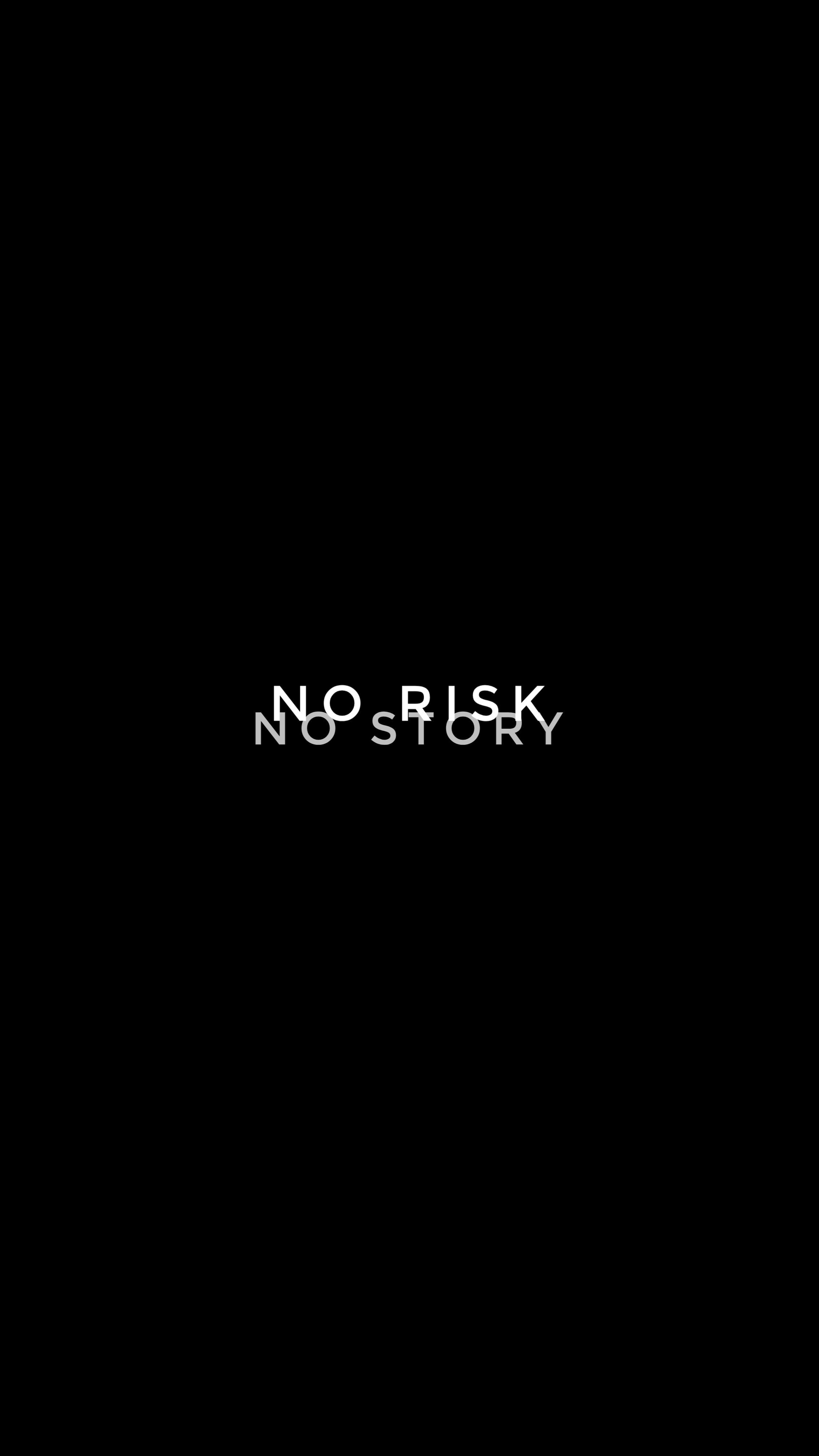 2250x4000 No Risk No Story Wallpaper