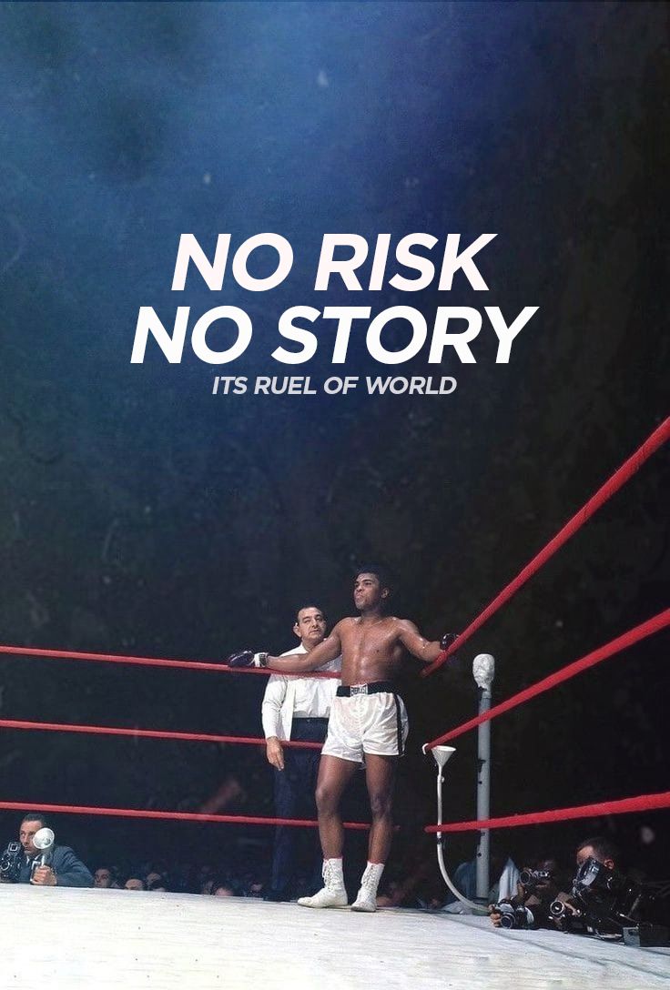 736x1088 MOBILE WALLPAPER NO RISK NO STORY MOHAMAD ALI WALL PAPER