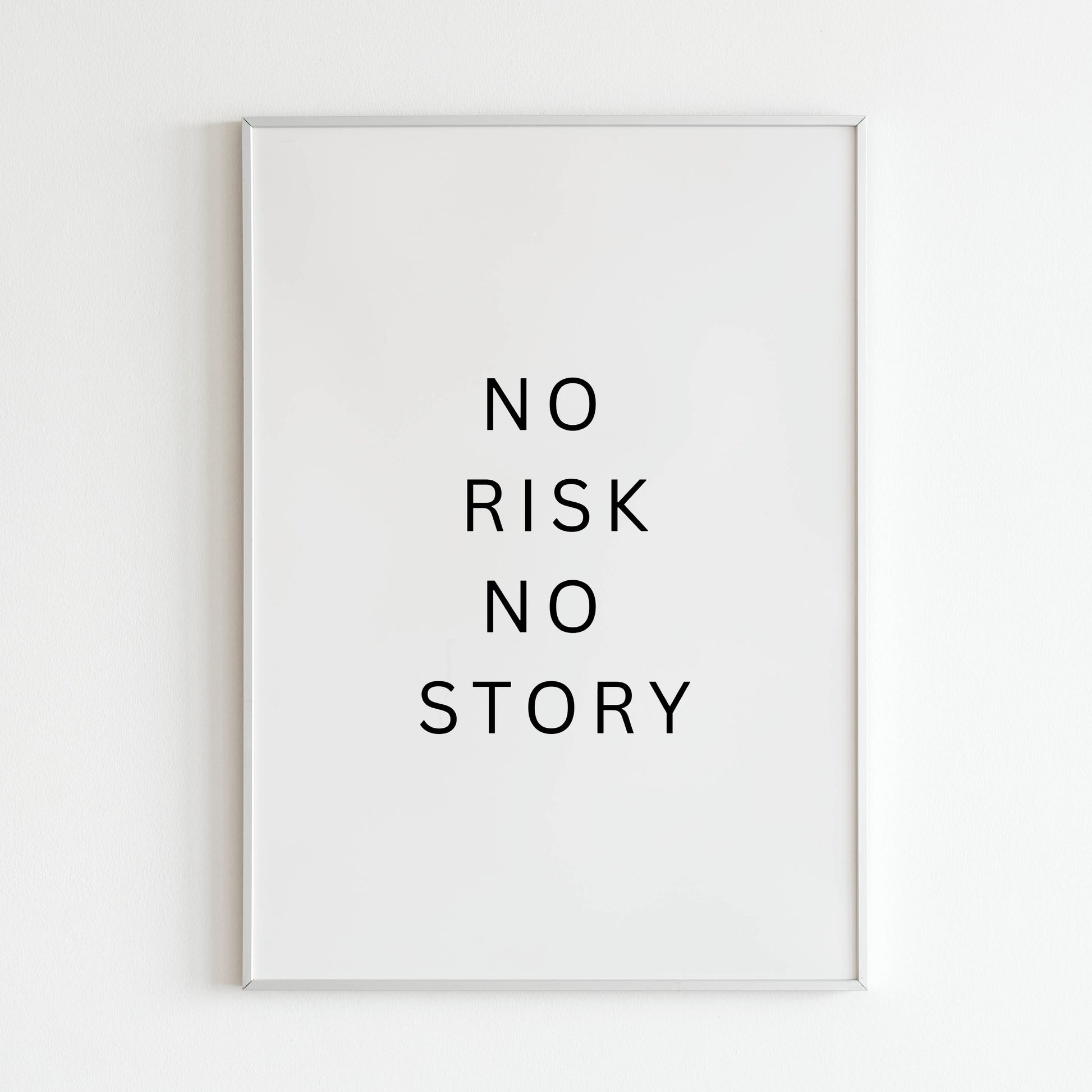 1946x1946 No Risk No Story Poster
