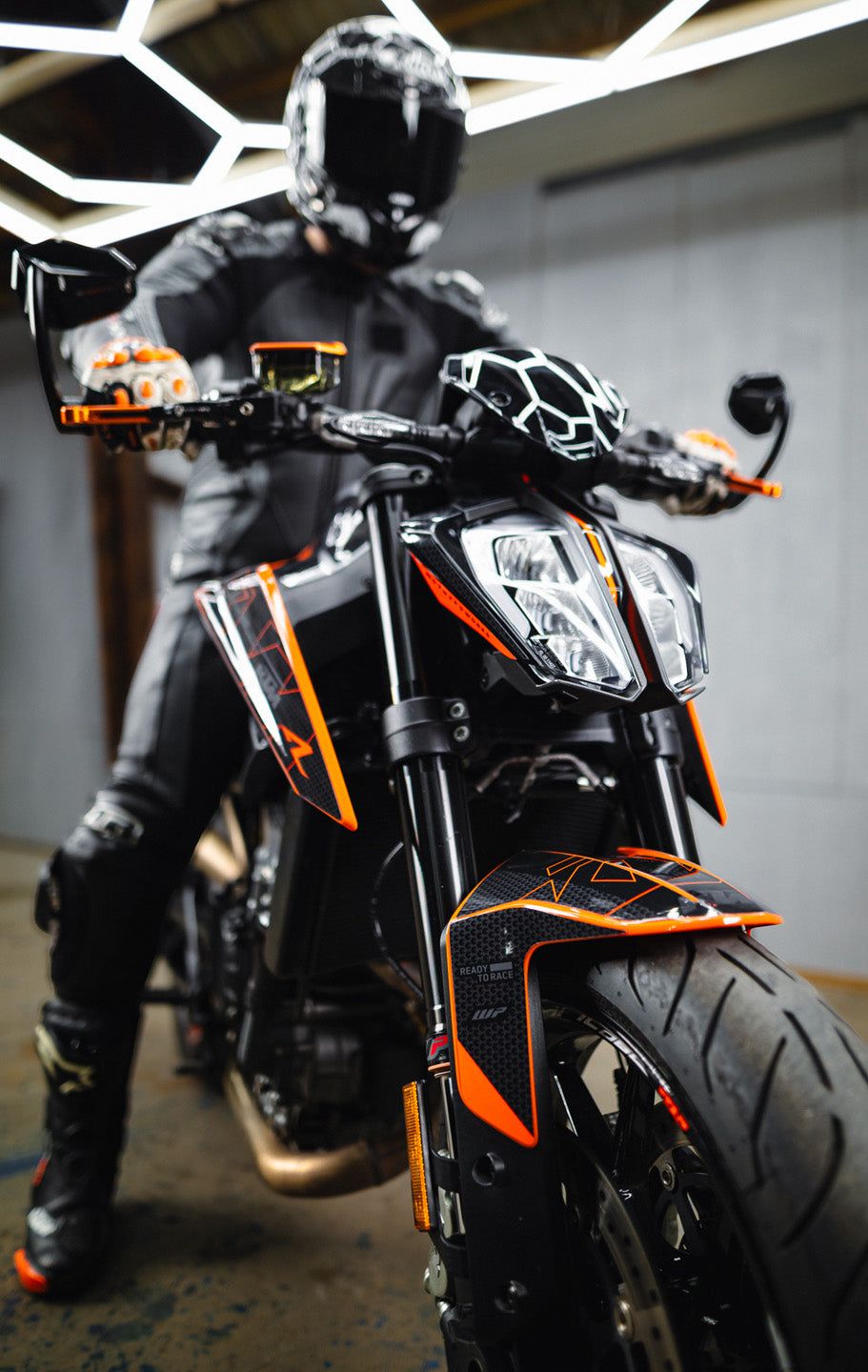 911x1440 KTM 790 890 Duke GRAPHICS - “Nyro” (Orange Black)