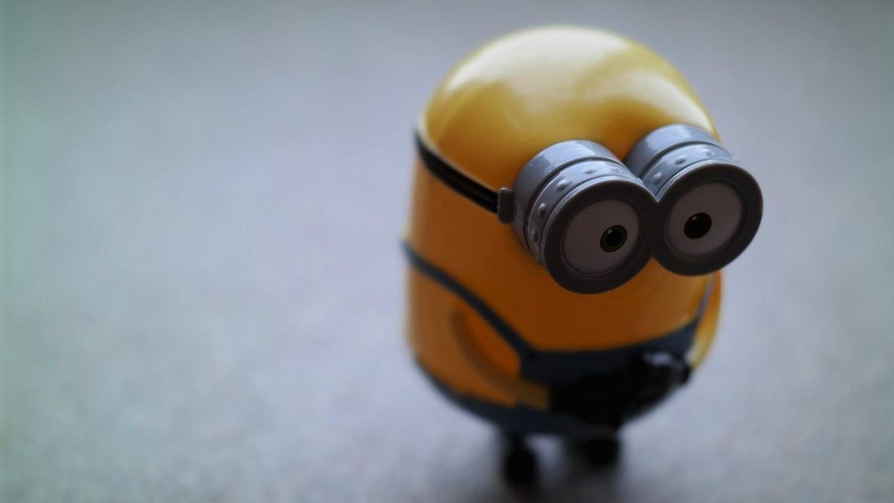1280x720 Blue Color Minion