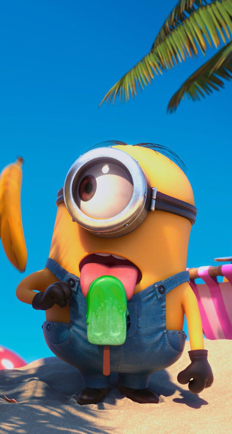 800x1497 HD summer minion wallpaper