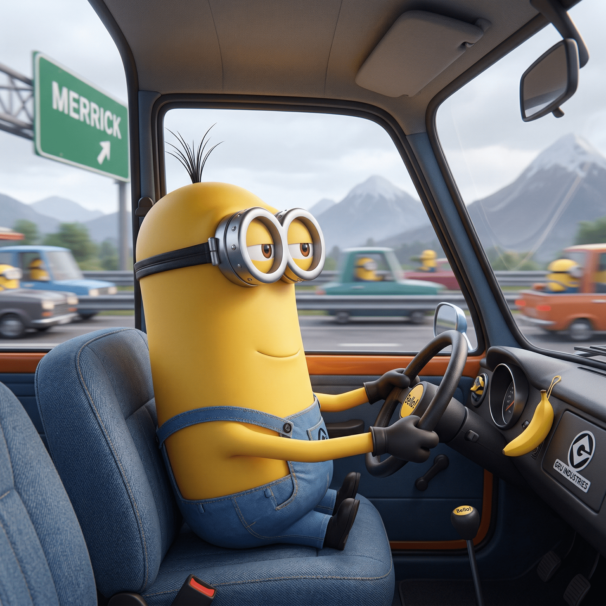 2048x2048 Sad Minion Without Background For Your Projects. AI Art Generator. Easy Peasy.AI