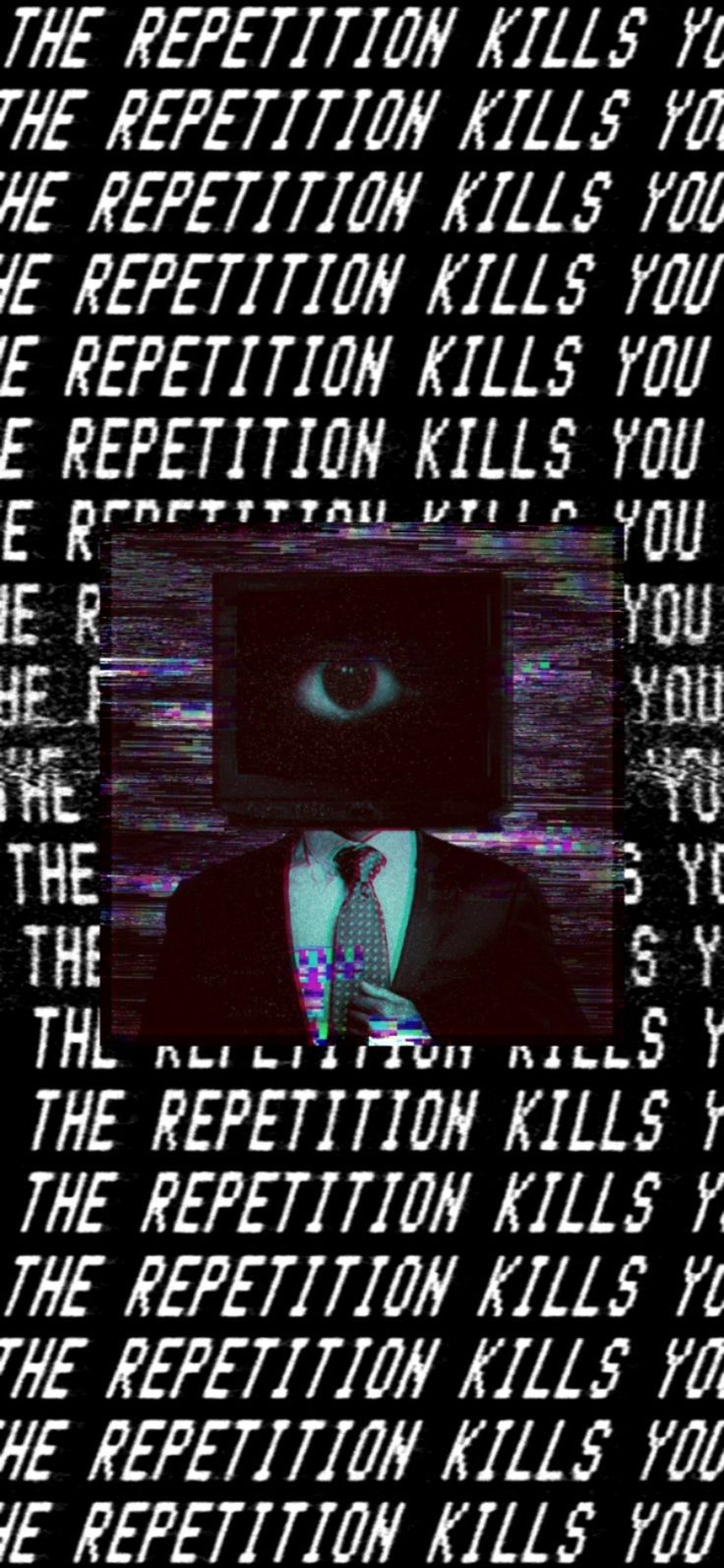 736x1594 Creepycore Wallpaper