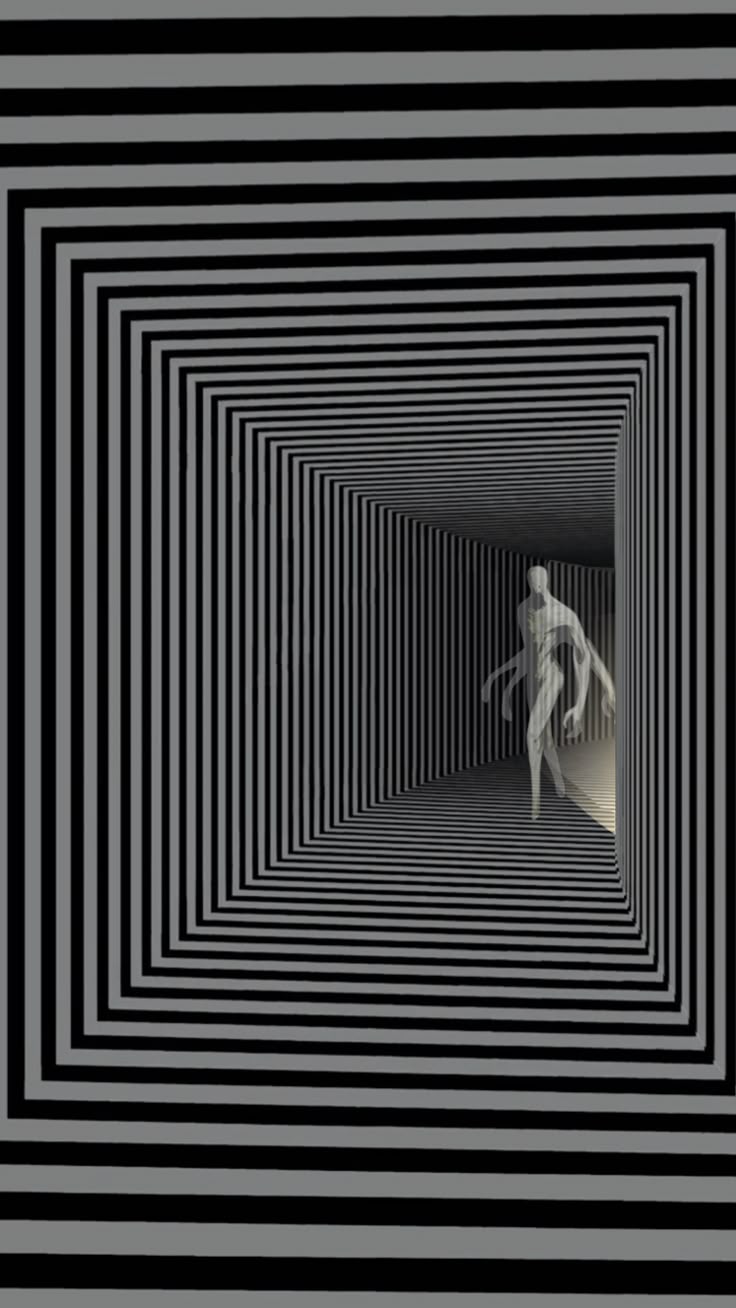 736x1308 Check out roothebaker's Shuffles look out #creepy #creepycore #dreamcore #weirdcore. Optical illusion aesthetic, Tunnel illusion
